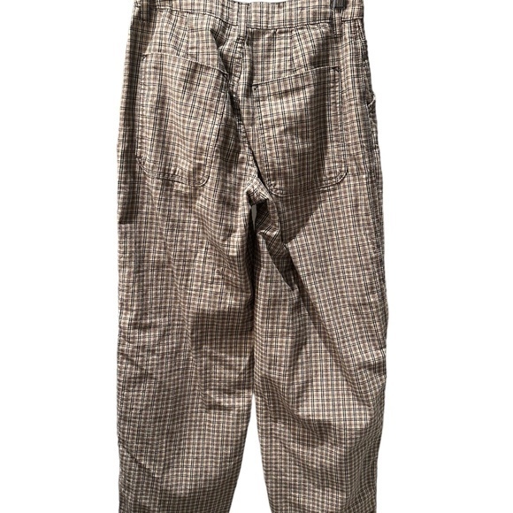 ASOS Petite Design plaid wide leg pant size 4 - Picture 3 of 5